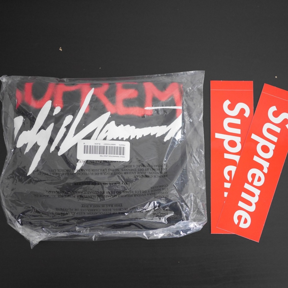 Supreme Yohji Yamamoto Logo Tee Black - Picture 6 of 6